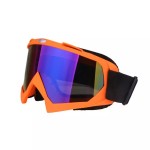 Ochelari unisex ski, snowboard si multe alte sporturi, rama portocalie - lentila multicolora, O1PM